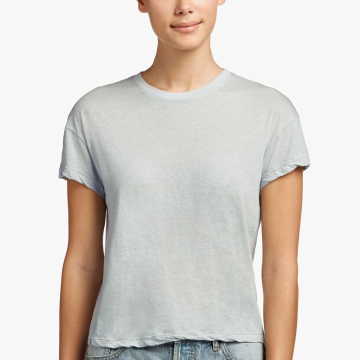 James Perse Feather Cotton Linen Vintage Tee