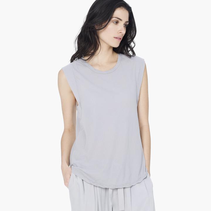James Perse Curved Hem Muscle Tank