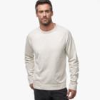 James Perse Heathered Knit Twill Sweatshirt