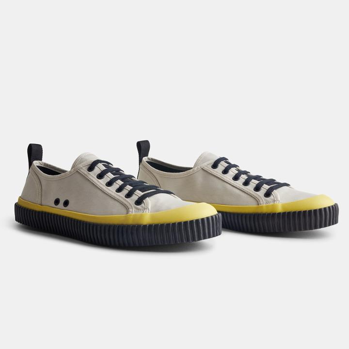 James Perse Men's Low Top Vulcanized Sneaker