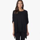 James Perse Stretch Crepe Poncho Top