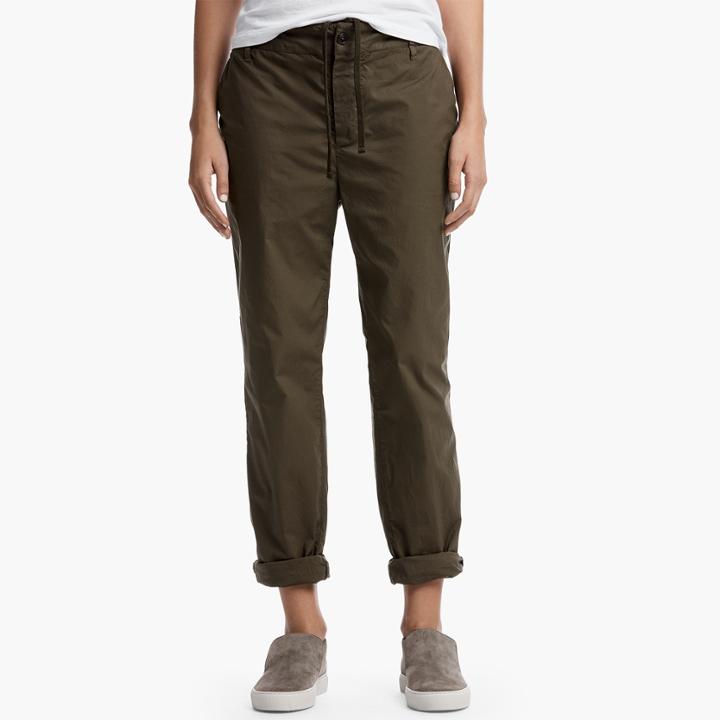 James Perse Parachute Poplin Khaki Pant