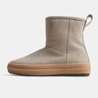 James Perse Carbon Suede Shearling Boot - Womens