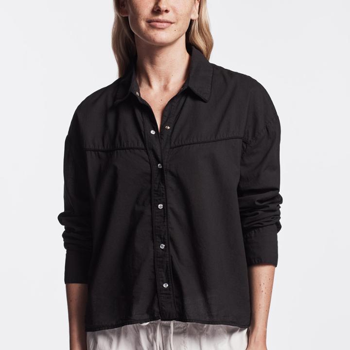 James Perse Embroidered Western Shirt