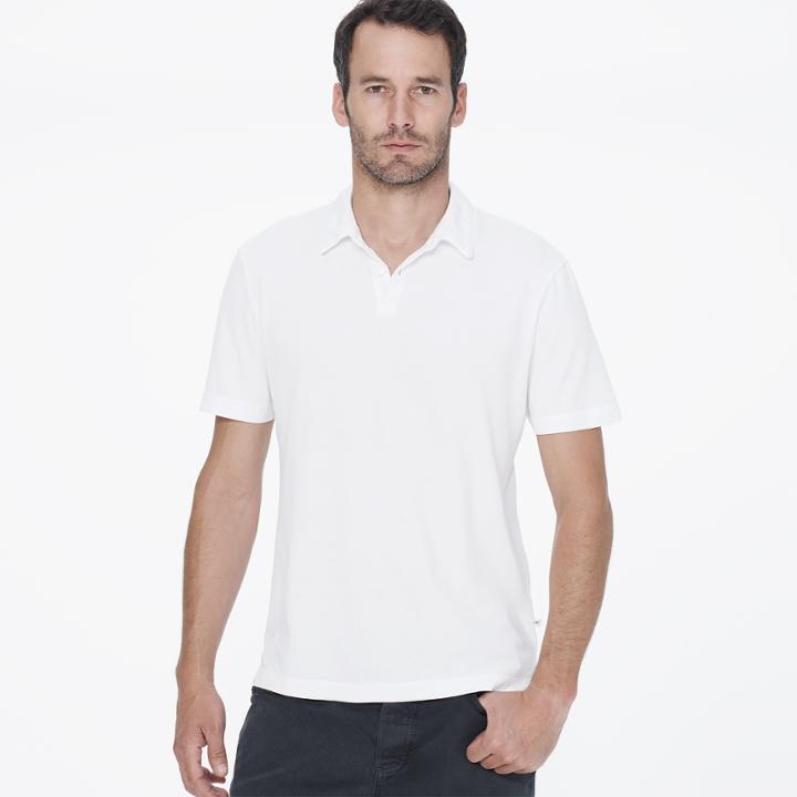 James Perse Sueded Jersey Polo