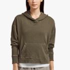 James Perse Vintage Fleece Cropped Hoodie