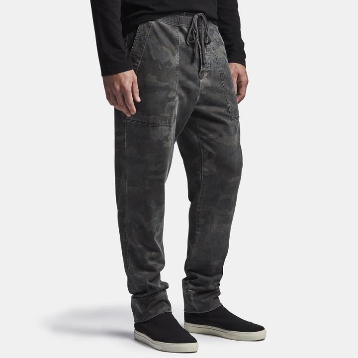 James Perse Rigid Jersey Camo Pant