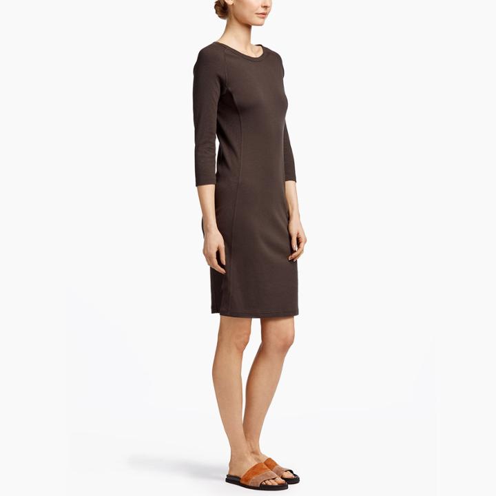 James Perse Cotton Crepe Panelled Dress