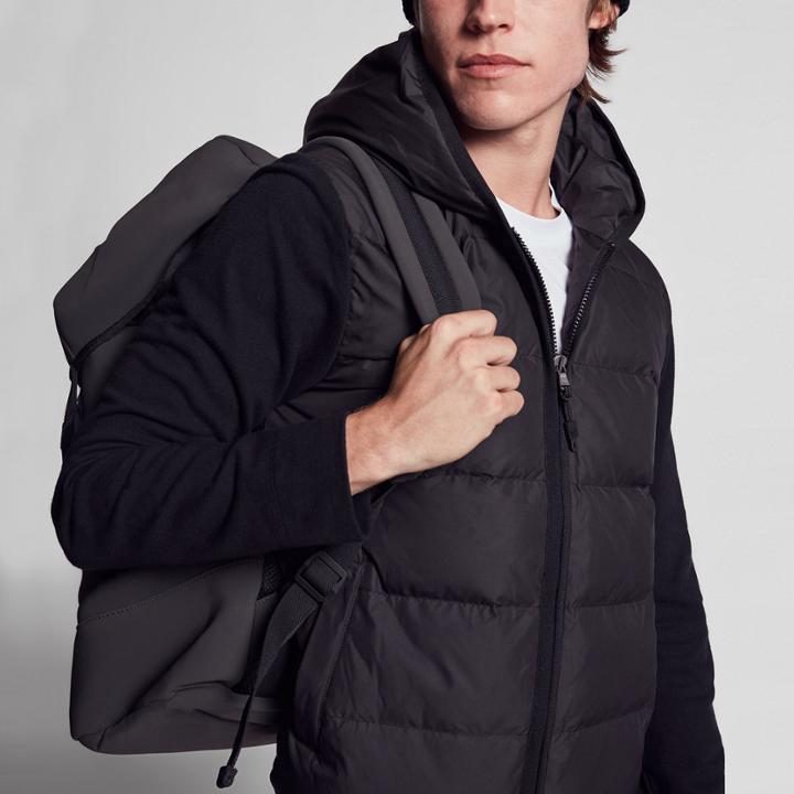 James Perse Down Front Zip Up Hoodie