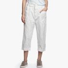 James Perse Textured Cropped Pant