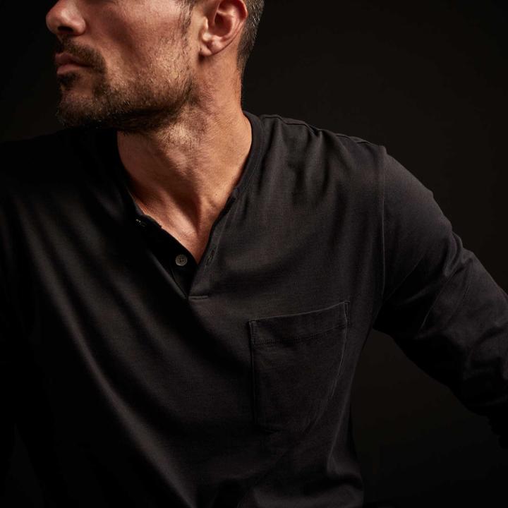 James Perse Elevated Lotus Jersey Henley