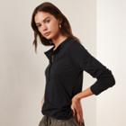 James Perse Recycled Lotus Jersey Henley Tee