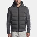 James Perse Down Hooded Sweater Jacket