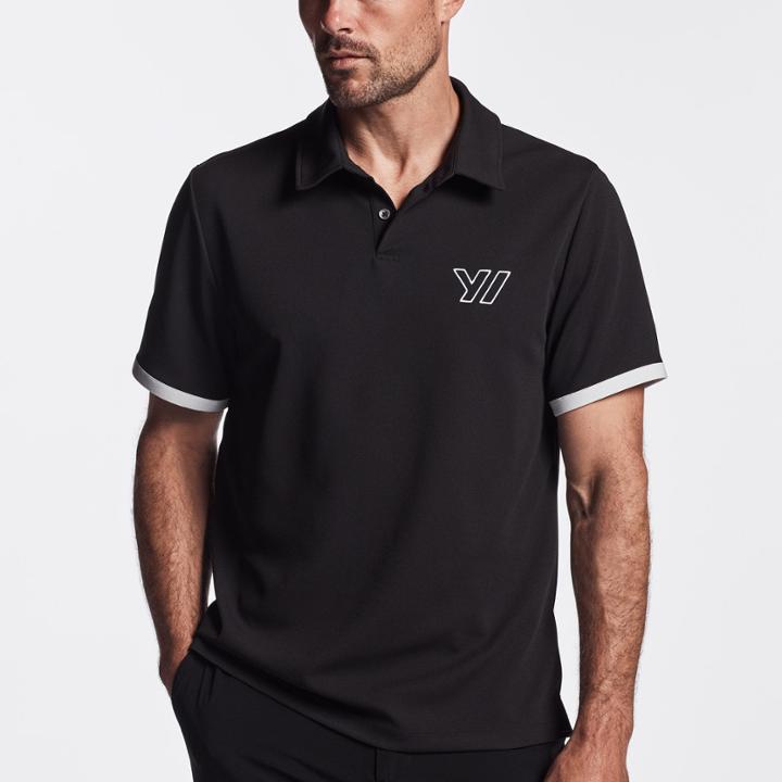 James Perse Y/osemite Performance Pique Embroidered Polo