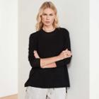 James Perse Cotton Linen Oversized Sweater