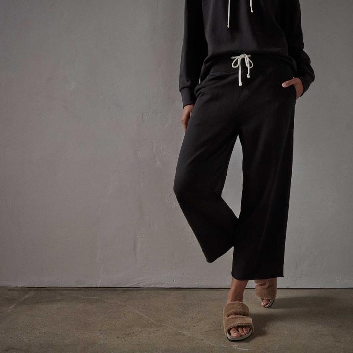 James Perse French Terry Cropped Pant