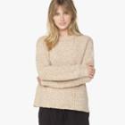 James Perse Boucle Cropped Sweater