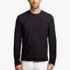 James Perse Doubled Cotton Twill Jersey Crew
