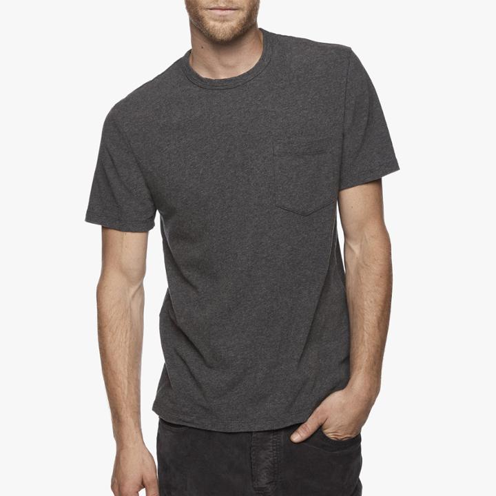 James Perse Sueded Strech Jersey Pocket Tee