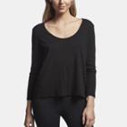 James Perse Ribbed Scoop Neck Tee