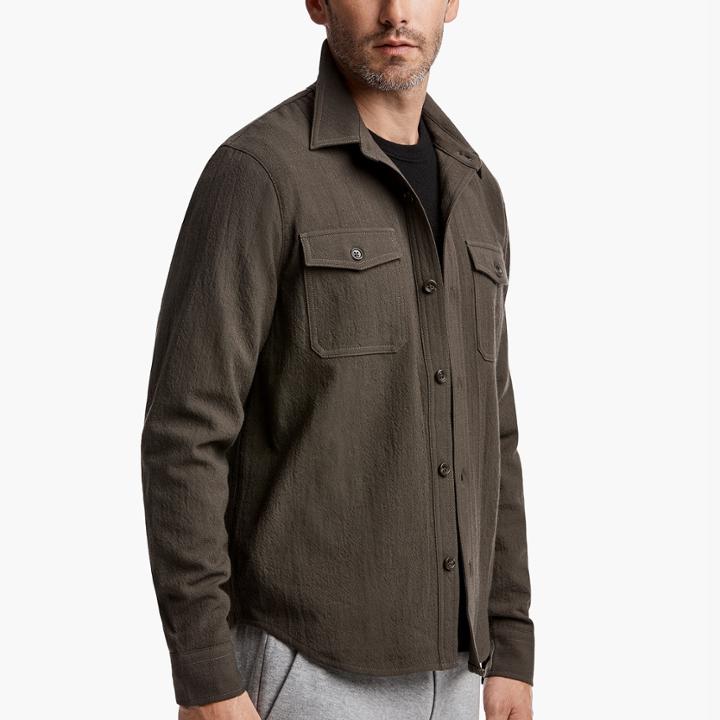 James Perse Stretch Wool Shirt Jacket