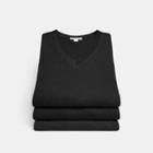 James Perse 3 Pack Short Sleeve V Neck