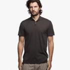 James Perse Cotton Knit Polo Sweater