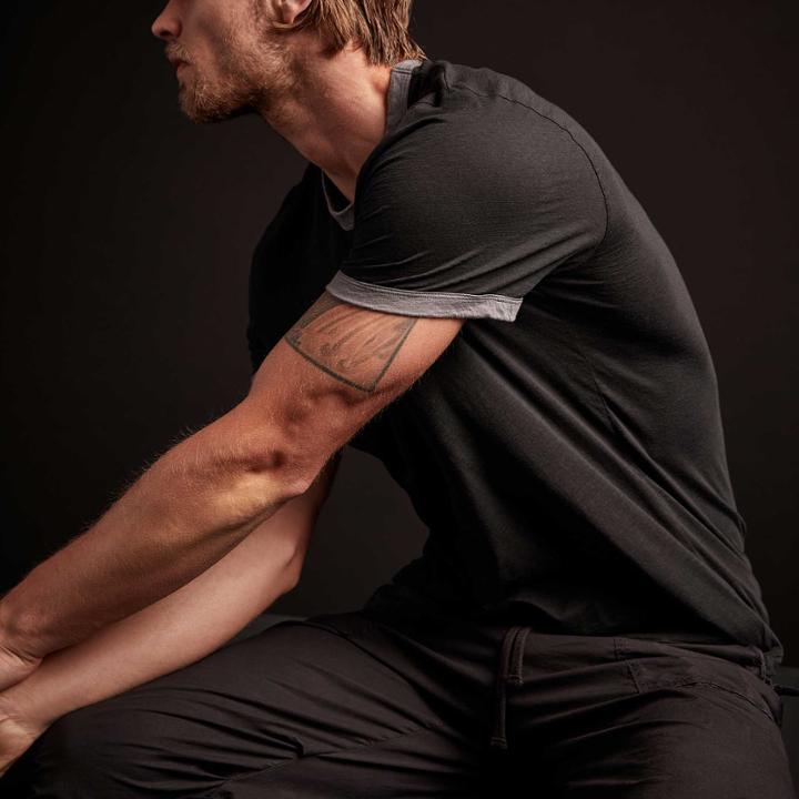 James Perse Recycled Lotus Jersey Ringer Tee