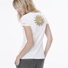 James Perse Antes Graphic V-neck Tee