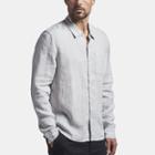 James Perse Long Sleeve Linen Pocket Shirt