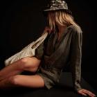 James Perse Long Sleeve Linen Shirt Romper