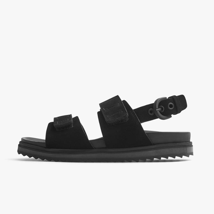 James Perse Montana Sling Back Suede Sandal - Womens