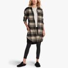 James Perse Military Plaid Shirt Jacket