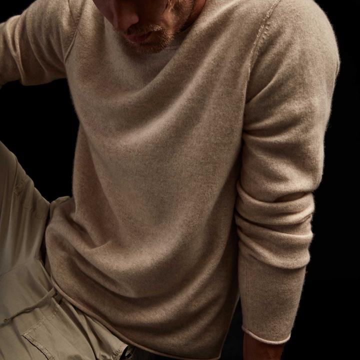 James Perse Recycled Cashmere Crew Neck Sweater