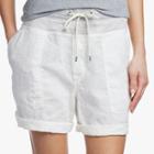 James Perse Mixed Media Linen Short