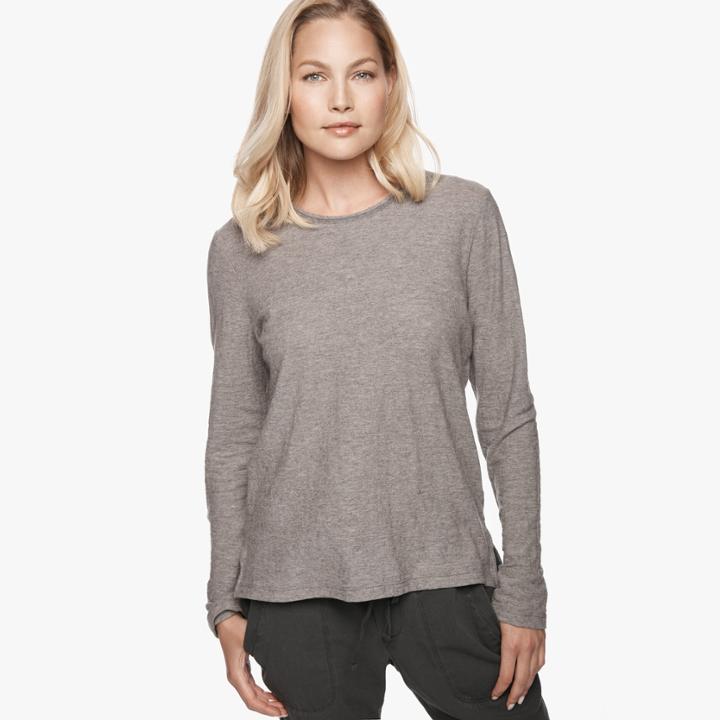 James Perse Melange Cotton Wool Tee