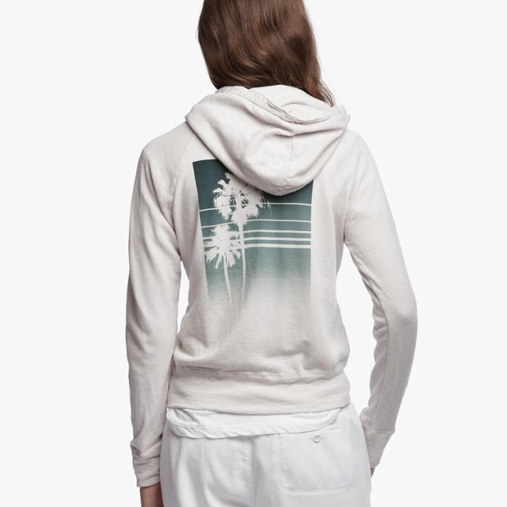 James Perse Vintage Fleece Graphic Hoodie
