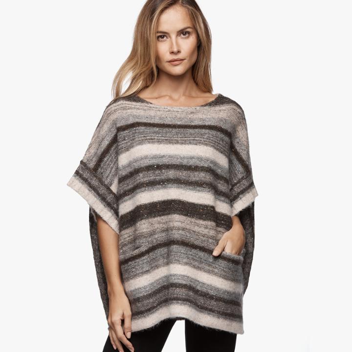 James Perse Tweed Poncho