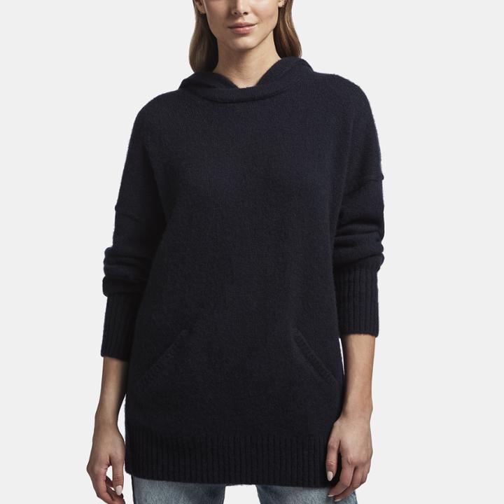 James Perse Lightweight Textured Cashmere Hoodie