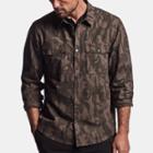 James Perse Rip Stop Camo Shirt