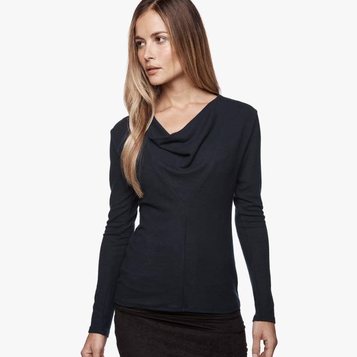 James Perse Cowl Neck Shirt