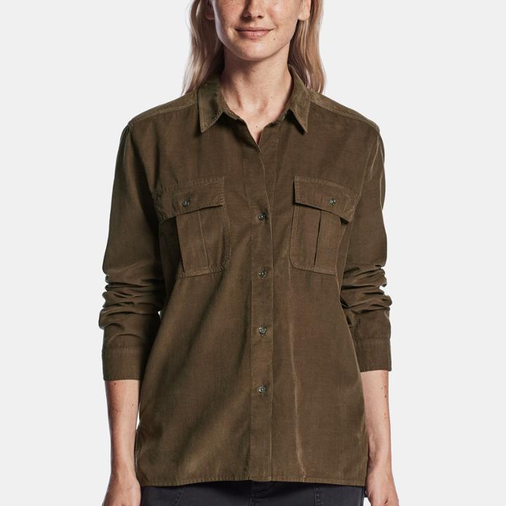 James Perse Corduroy Military Shirt