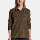 James Perse Corduroy Military Shirt