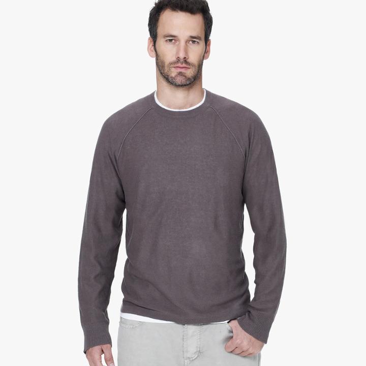 James Perse Cotton Linen Raglan Sweater