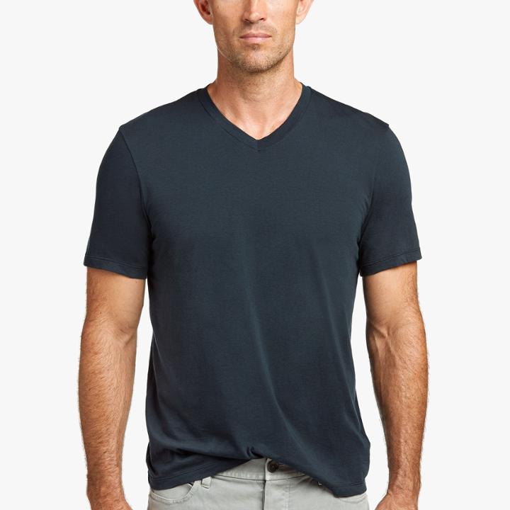 James Perse Luxe Lotus Jersey V-neck