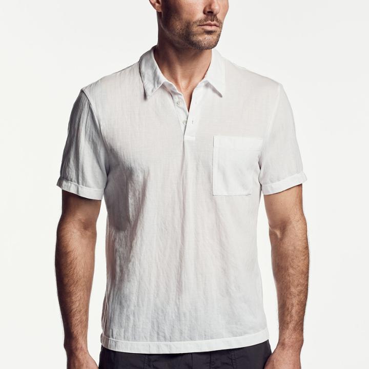 James Perse Vintage Chambray Polo