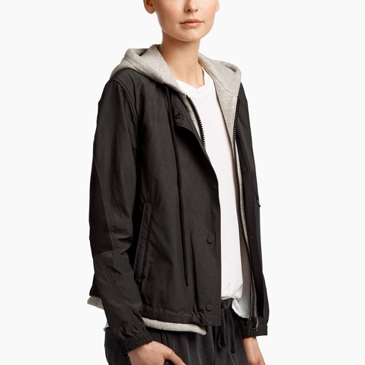 James Perse Y/osemite Mixed Media Coach Jacket
