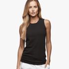 James Perse Sueded Jersey Crew Tank