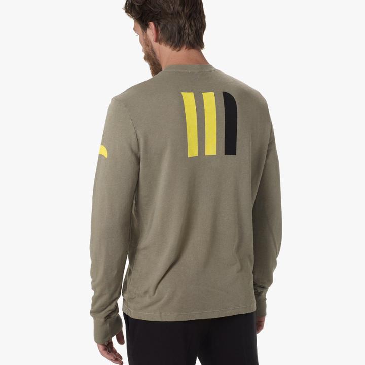 James Perse Vintage Fleece Graphic Henley