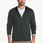James Perse Cotton Double Layer Zip-up Sweater